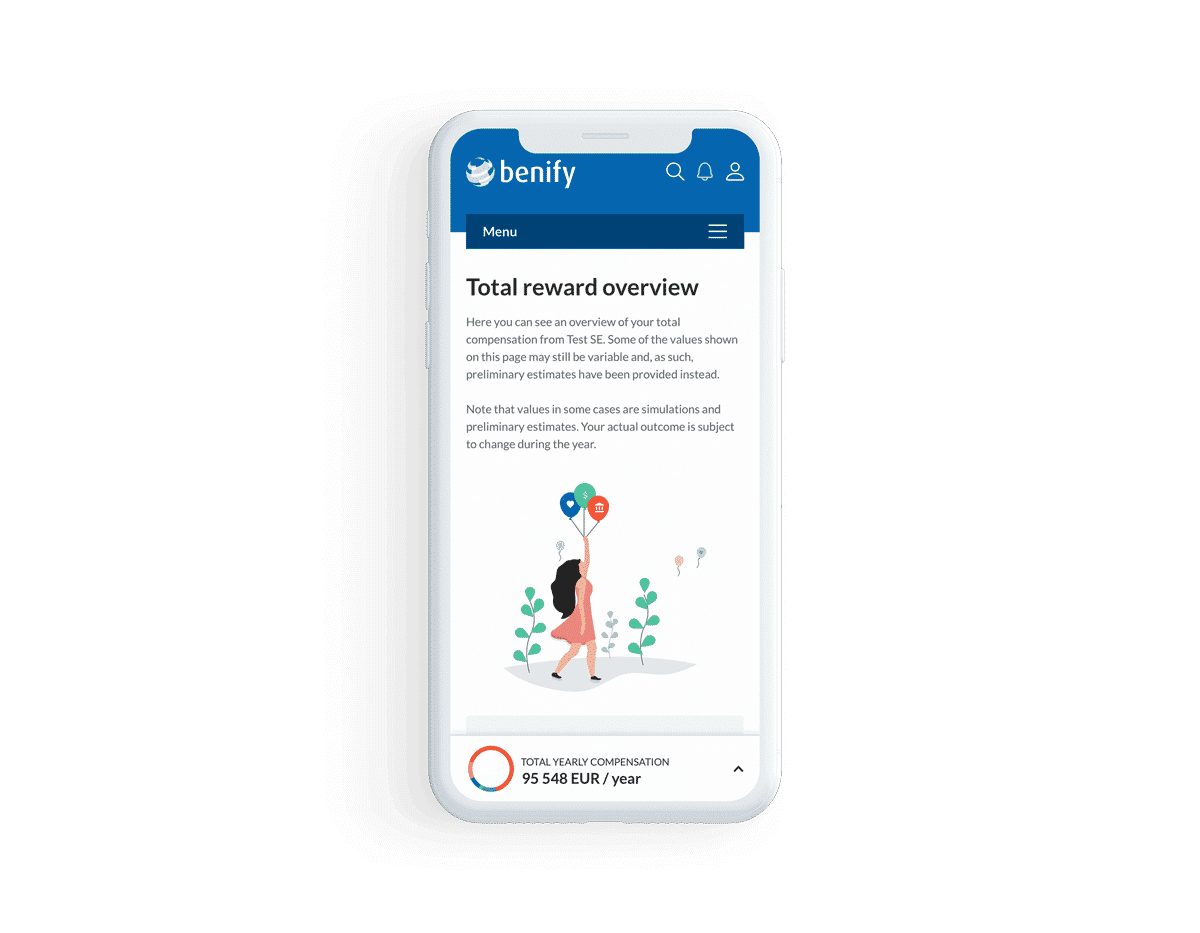 Benify total reward mobile