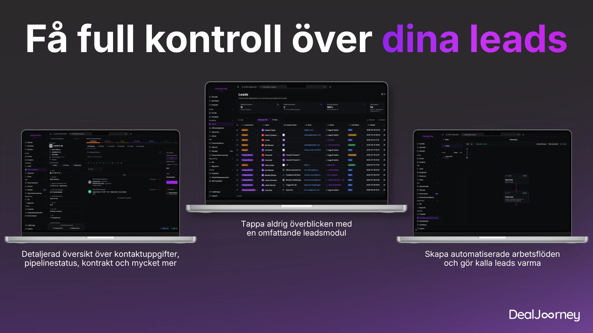DealJourneyCRM skärmdump 15