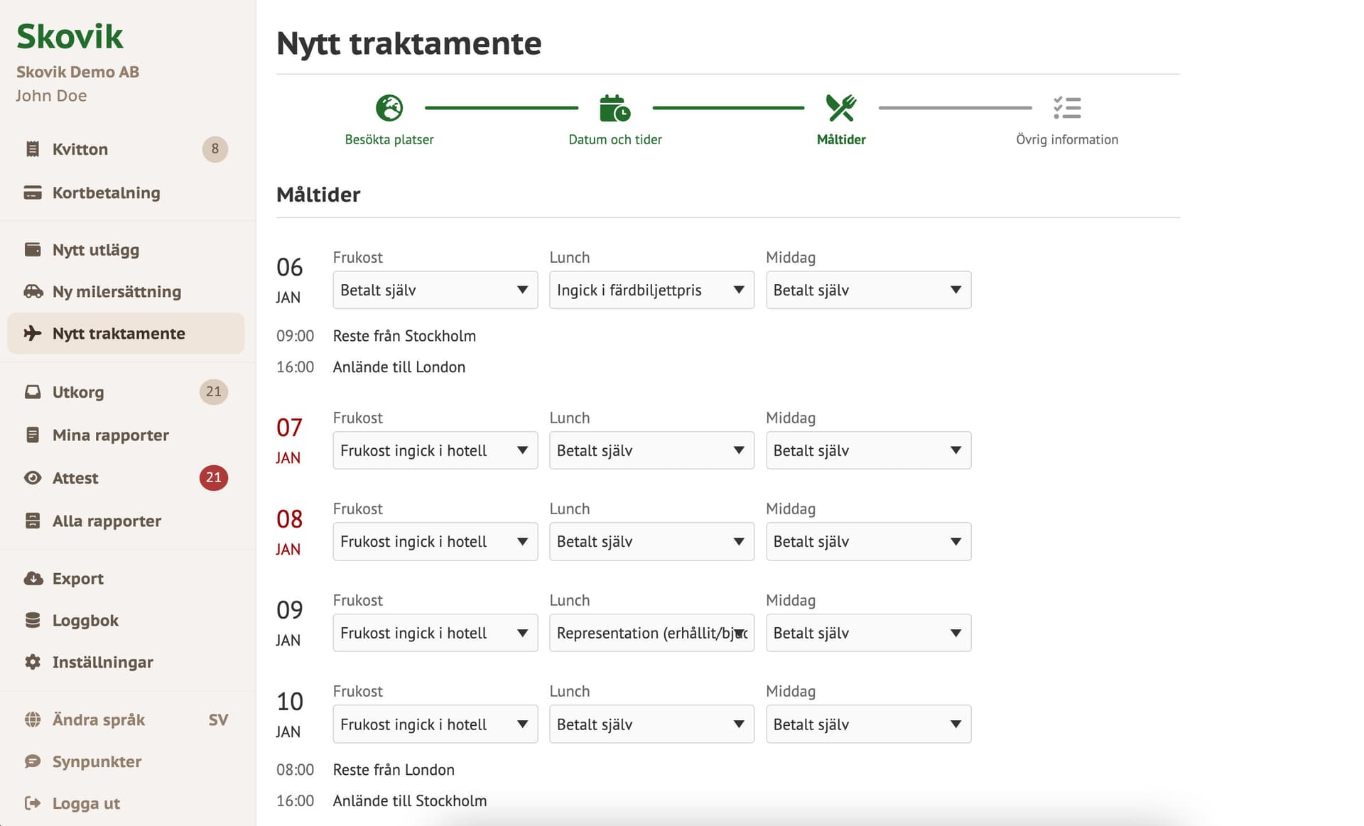 Traktamente
