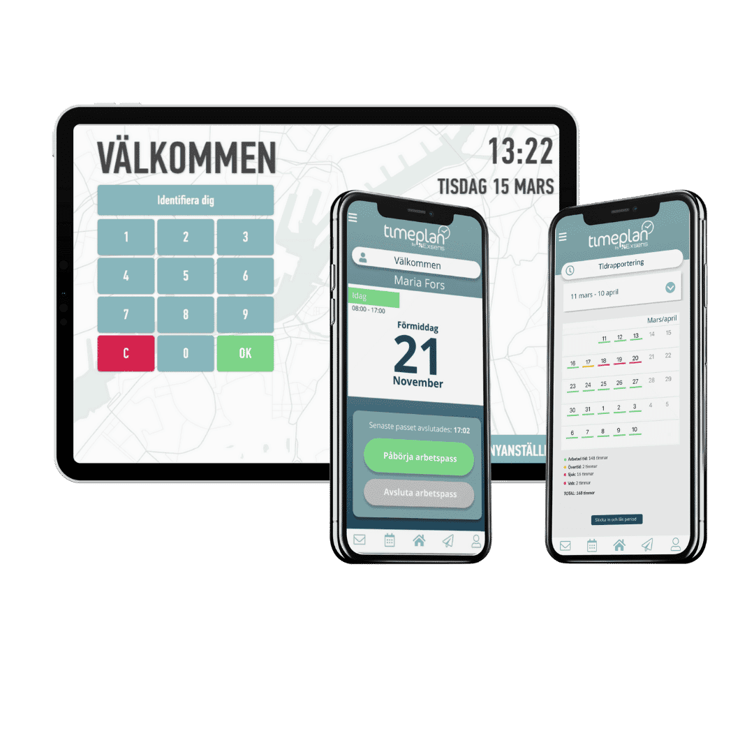 Timeplan skärmdump 4